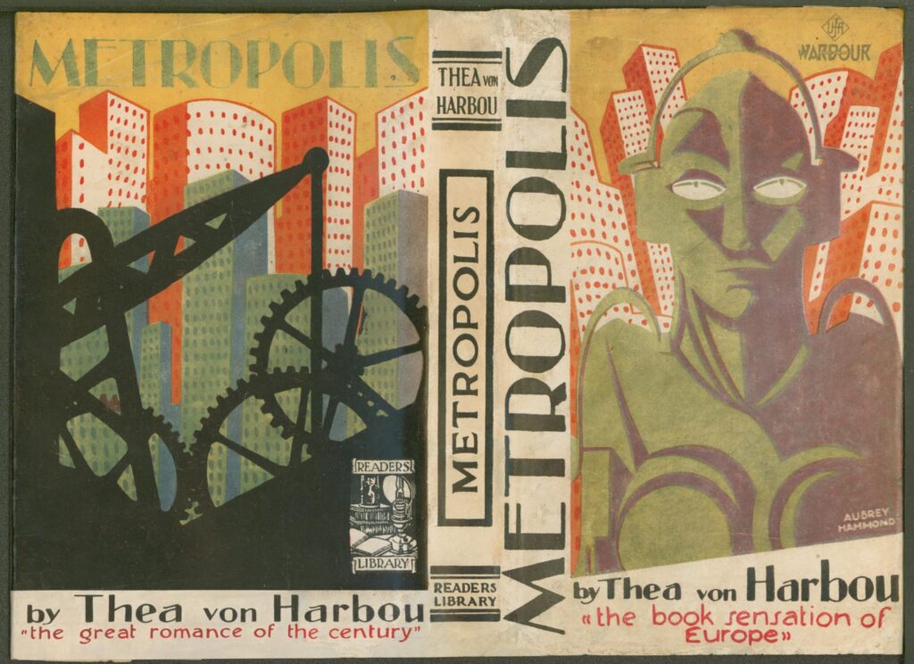 Metropolis dust jacket, Readers Library edition.