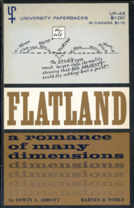 Gray and brown cover of Flatland