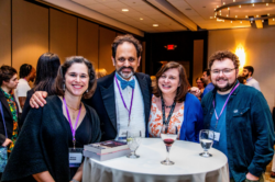 Authors and finalists celebrate at the reception, Chicago 2026.