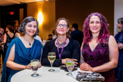 Nebula attendees at the finalist reception, Chicago 2026.